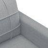 2místná pohovka světle šedá 120 cm textil 359083