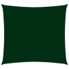 Stínící plachta oxfordská látka čtvercová 4 x 4 m tmavě zelená