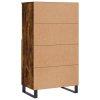 Skříň highboard kouřový dub 60 x 36 x 110 cm kompozitní dřevo
