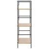 Knihovna se 3 policemi dub 60 x 27,6 x 90,5 cm kompozitní dřevo 288219