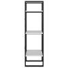 Knihovna se 3 policemi bílá 40 x 30 x 105 cm kompozitní dřevo 806487