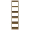Knihovna / dělicí stěna medově hnědá 40x30x167,5 cm borovice