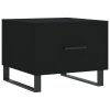 Konferenční stolek černý 50 x 50 x 40 cm kompozitní dřevo