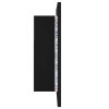 LED koupelnová skříňka se zrcadlem černá 40 x 12 x 45 cm akryl