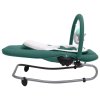 Dětské houpací lehátko zelené ocel