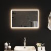 Koupelnové zrcadlo s LED osvětlením 40x60 cm