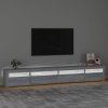 TV skříňka s LED osvětlením šedá sonoma 270 x 35 x 40 cm