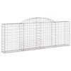Klenuté gabionové koše 30ks 300x30x100/120cm pozinkované železo