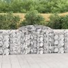 Klenuté gabionové koše 30ks 300x30x100/120cm pozinkované železo