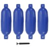Lodní fender 4 ks modrý 58,5 x 16,5 cm PVC