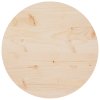 Stolní deska Ø 50 x 2,5 cm masivní borové dřevo