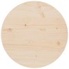 Stolní deska Ø 40 x 2,5 cm masivní borové dřevo