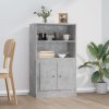 Skříň highboard betonově šedá 60x35,5x103,5 cm kompozitní dřevo