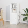 Skříň highboard bílá 36 x 35,5 x 103,5 kompozitní dřevo