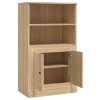 Skříň highboard dub sonoma 60 x 35,5 x 103,5 kompozitní dřevo