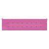 Poduška na zahradní lavici růžová 200x50x4 cm textil