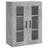 Skříň highboard betonově šedá 69,5x34x180 cm kompozitní dřevo