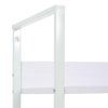 Knihovna s 5 policemi bílá 60x27,6x158,5 cm kompozitní dřevo 288228