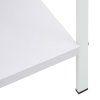 Knihovna s 5 policemi bílá 60x27,6x158,5 cm kompozitní dřevo 288228