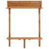 Barový stolek na balkon 90 x 37 x 122,5 cm masivní akácie