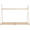 Rám dětské postele masivní borové dřevo 90 x 200 cm