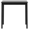Barový stůl MDF černý 115 x 55 x 107 cm