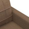 2místná pohovka hnědá 120 cm textil 359086