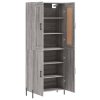 Skříň highboard šedá sonoma 69,5 x 34 x 180 cm kompozitní dřevo