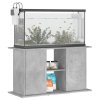 Stojan na akvárium betonově šedý 101x41x58 cm kompozitní dřevo