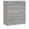 Skříň highboard šedá sonoma 69,5 x 34 x 180 cm kompozitní dřevo