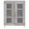 Skříň highboard šedá sonoma 69,5 x 34 x 180 cm kompozitní dřevo