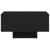 Konferenční stolek černý 60 x 60 x 31,5 cm kompozitní dřevo