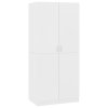 Šatní skříň bílá 80 x 52 x 180 cm kompozitní dřevo