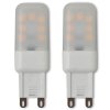 Stropní svítidlo se 3 LED žárovkami G9 120 W