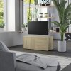 TV stolek dub sonoma 80 x 34 x 36 cm kompozitní dřevo