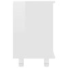 Koupelnová skříňka bílá lesklá 60x32x53,5 cm kompozitní dřevo