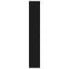 Koupelnová skříňka černá 30 x 30 x 183,5 cm kompozitní dřevo