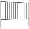 Plotový panel Woerden se sloupky ocelový 1,7x0,75 m antracitový 145212