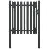 Zahradní plotová branka ocelová 100 x 100 cm antracitová