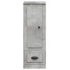 Skříň highboard betonově šedá 36x35,5x103,5 kompozitní dřevo