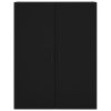 Nástěnná skříňka černá 69,5 x 34 x 90 cm