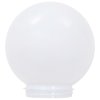 Zahradní solární lampy 4 ks LED kulovité 15 cm RGB