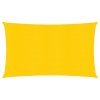 Stínící plachta 160 g/m² žlutá 2 x 5 m HDPE