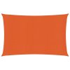 Stínící plachta 160 g/m² oranžová 2,5 x 3,5 m HDPE
