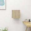 Nástěnná TV skříňka dub sonoma 30,5x30x30 cm