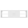Nástěnná police bílá 102 x 30 x 29 cm dřevotříska