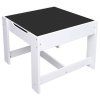 Dětský stůl se 2 židlemi bílý MDF 80283