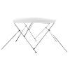 Bimini stříška se 3 oblouky bílá 183 x 196 x 137 cm 92362