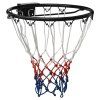 Basketbalová obroučka černá 39 cm ocel 93661