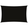Stínící plachta oxfordská látka obdélníková 2 x 5 m černá